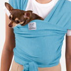 Cat Sling Carrier for Small Pets - Anti-Anxiety Cat Sling, Kitten Pouch - Pet Sling in Gray Black Blue Green Pink Yellow (Gray, Standard) - Image 10