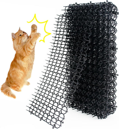 10 Pack 16 x 8 Inch Cat Scat Mat with Spikes, Scat Mat for Cats Cat Deterrent Mat Digging Stopper Repellent Spike Mat - Image 9