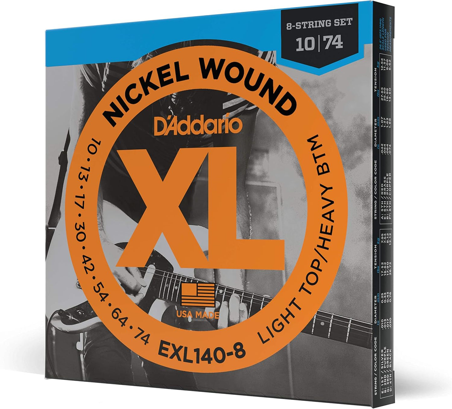 D'Addario Electric Guitar Strings, XL Nickel, EXL120-B25, Super Light Gauge 09-42, 6-String Set, Pack of 25 - Image 12