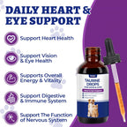 Graduated dropper of Wellix taurine drops showcasing easy dosage measurement for cats and dogs.