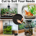 Avoirdus self leveling fish tank base protecting a rimless glass aquarium setup from micro vibrations.