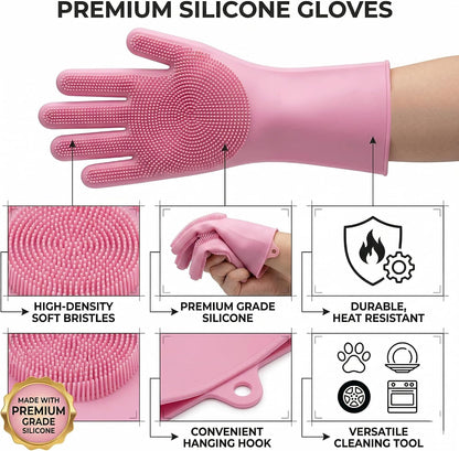 NVNAN cat and dog hair remover mitts side view packaging