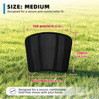 Equine protective leggings with built in support stays to prevent sagging