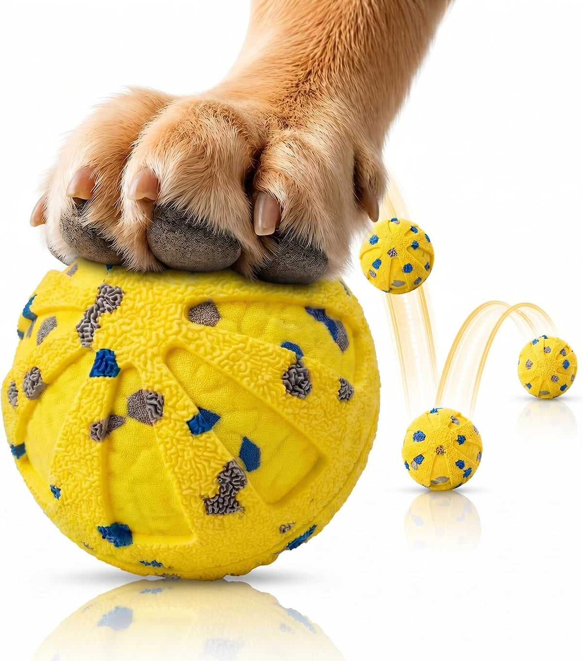 Safe non-toxic rubber material of JoyBruko dog toy