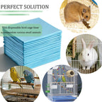 Small animals using quick dry disposable cage liner mat