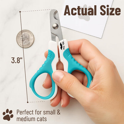 Sharp stainless steel pet nail clipper for medium cats