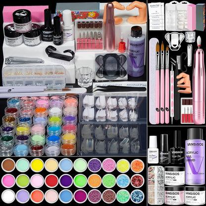 Coscelia professional acrylic nail kit with electric drill and tools