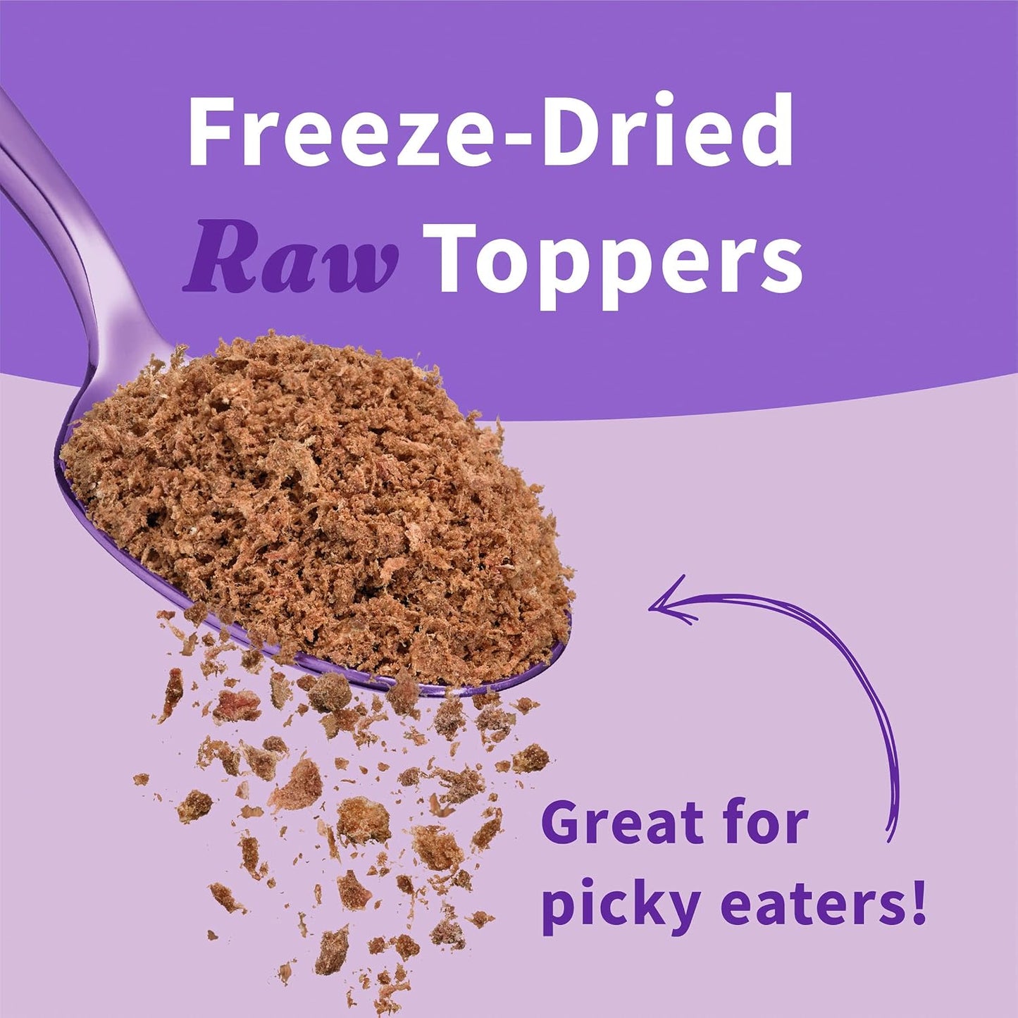 Halo freeze dried raw meal enhancer pouch back view instructions