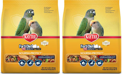 Kaytee Forti-Diet Pro Health Egg-Cite Pet Conure & Lovebird Food, 3 Pound - Image 14