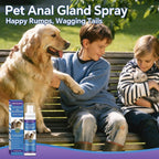 Hypoallergenic pet care spray for cat and dog gland irritation