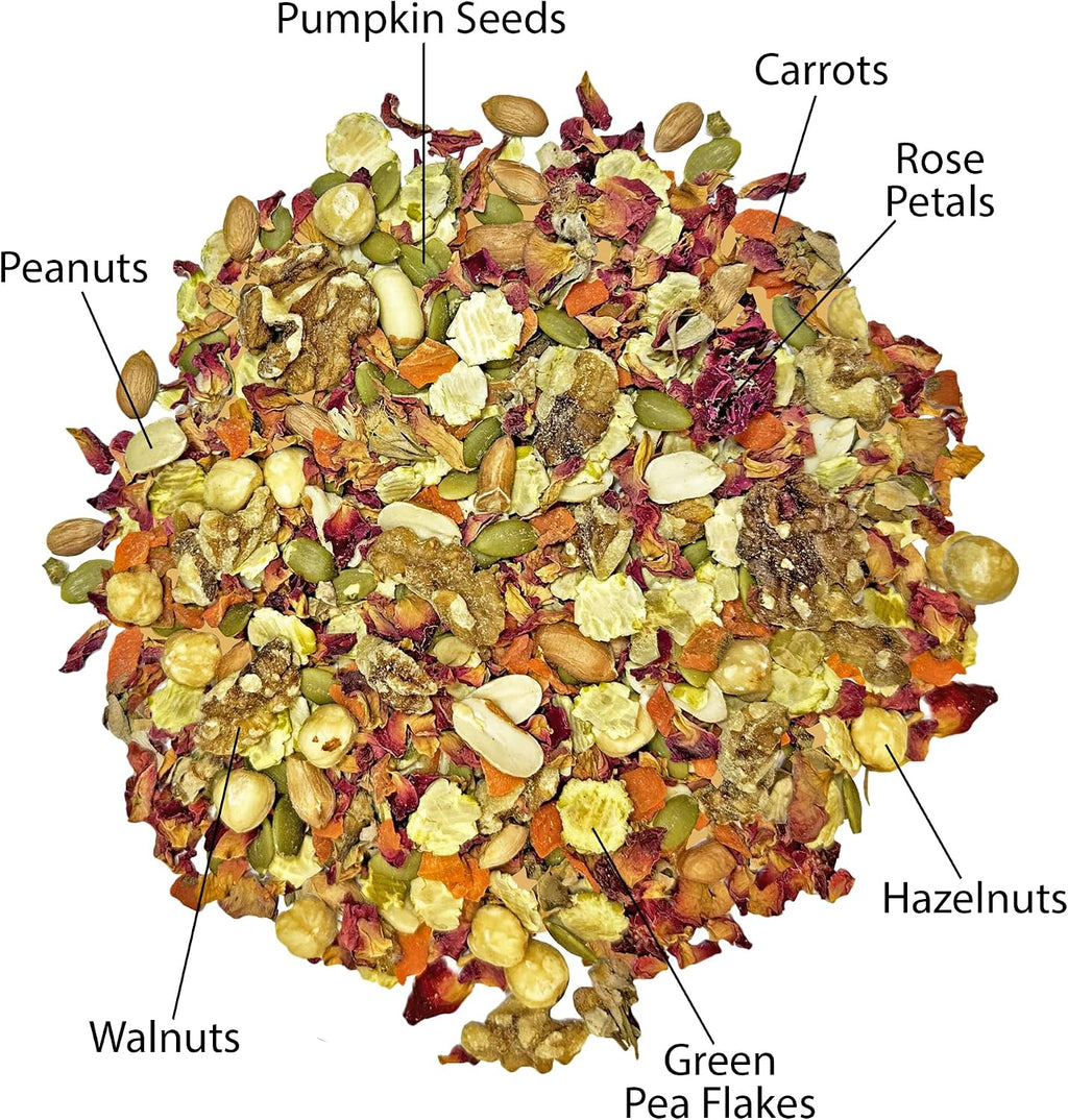 Exotic Nutrition small animal treat bag back label details