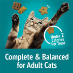 Friskies cat treats individual pouch size reference