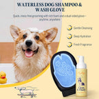 Close up of Flydog waterless foam shampoo texture