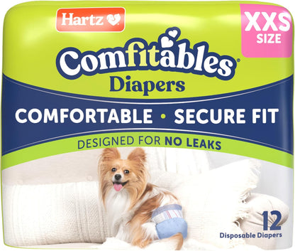 Hartz Disposable Dog Diapers, Size M 32 count, Comfortable & Secure Fit, Easy to Put On - Image 15