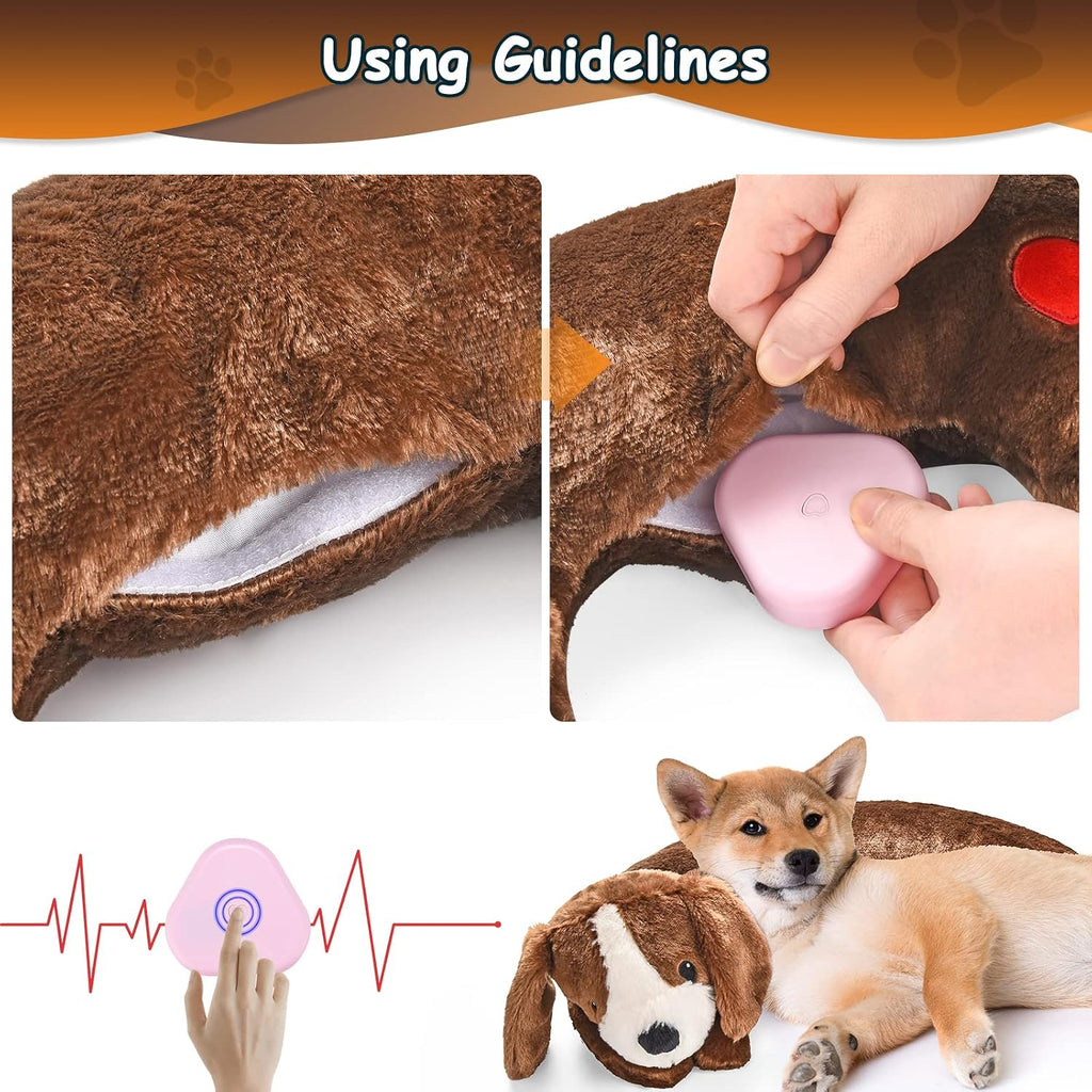 Moropaky puppy behavioral aid toy in a dog crate