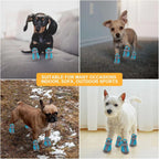 Dtyxpet puppy hiking boots with non-slip rubber soles