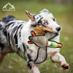 Durable ballistic nylon fabric detail on duck toy