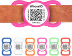 QR Code Dog Tag with NFC, Personalized Pet ID Tag, Silicone Dog ID Tag, Modifiable Pet Online Profile, Multiple Emergency Contact, Scan QR Code Send GPS Location Email (Small, Black&White) - Image 12