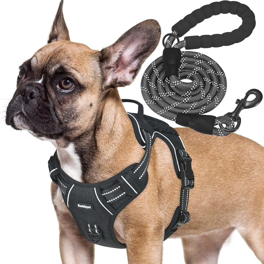 Beebiepet large dog harness quick release buckles open positioning view