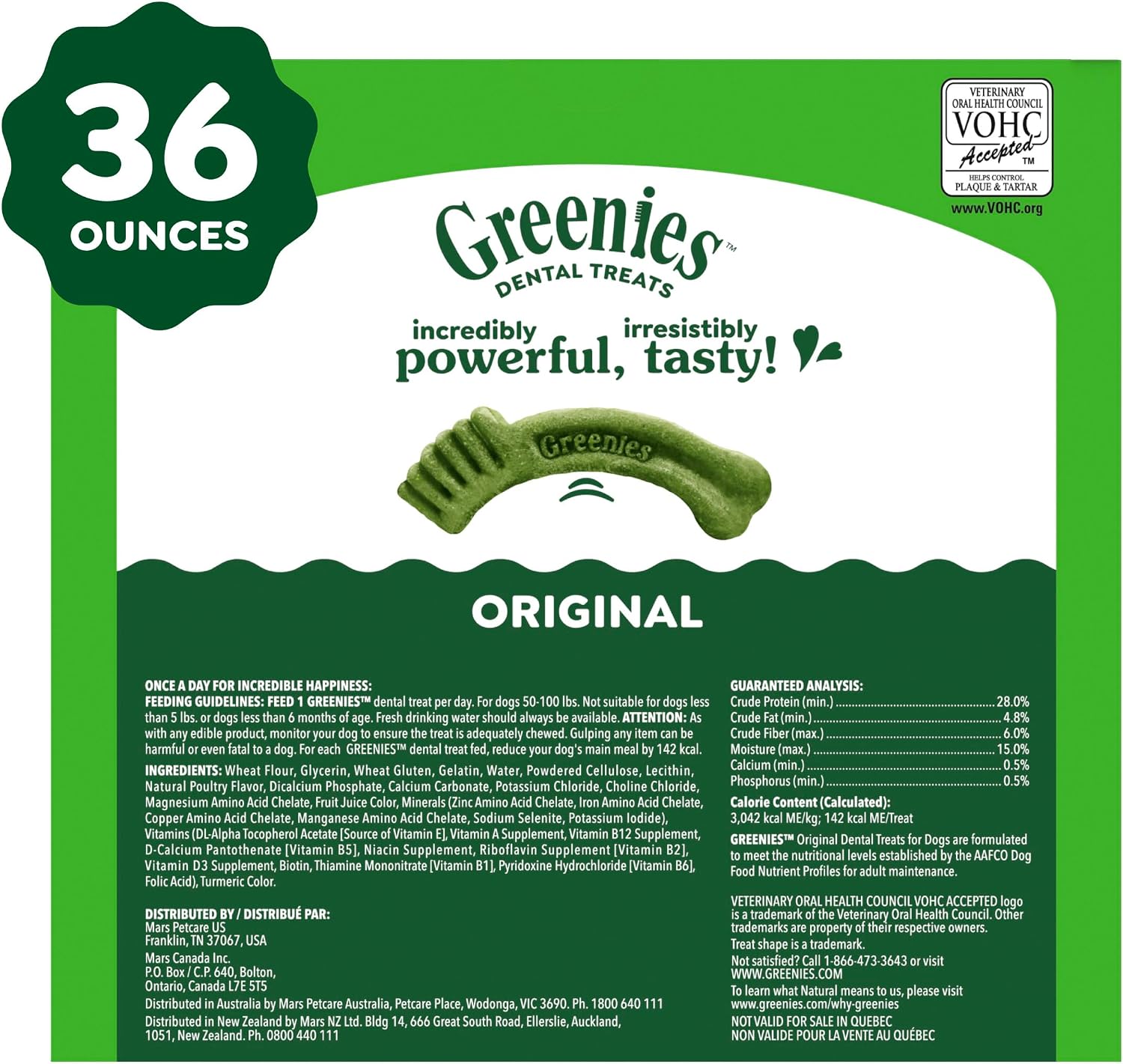 Greenies Veterinarian-Recommended Natural Dental Dog Treats, Large Size, Original Flavor, 36 oz. Pack, 24 Count - Image 10