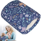 Teuopioe baby feeding arm pillow blue forest front view