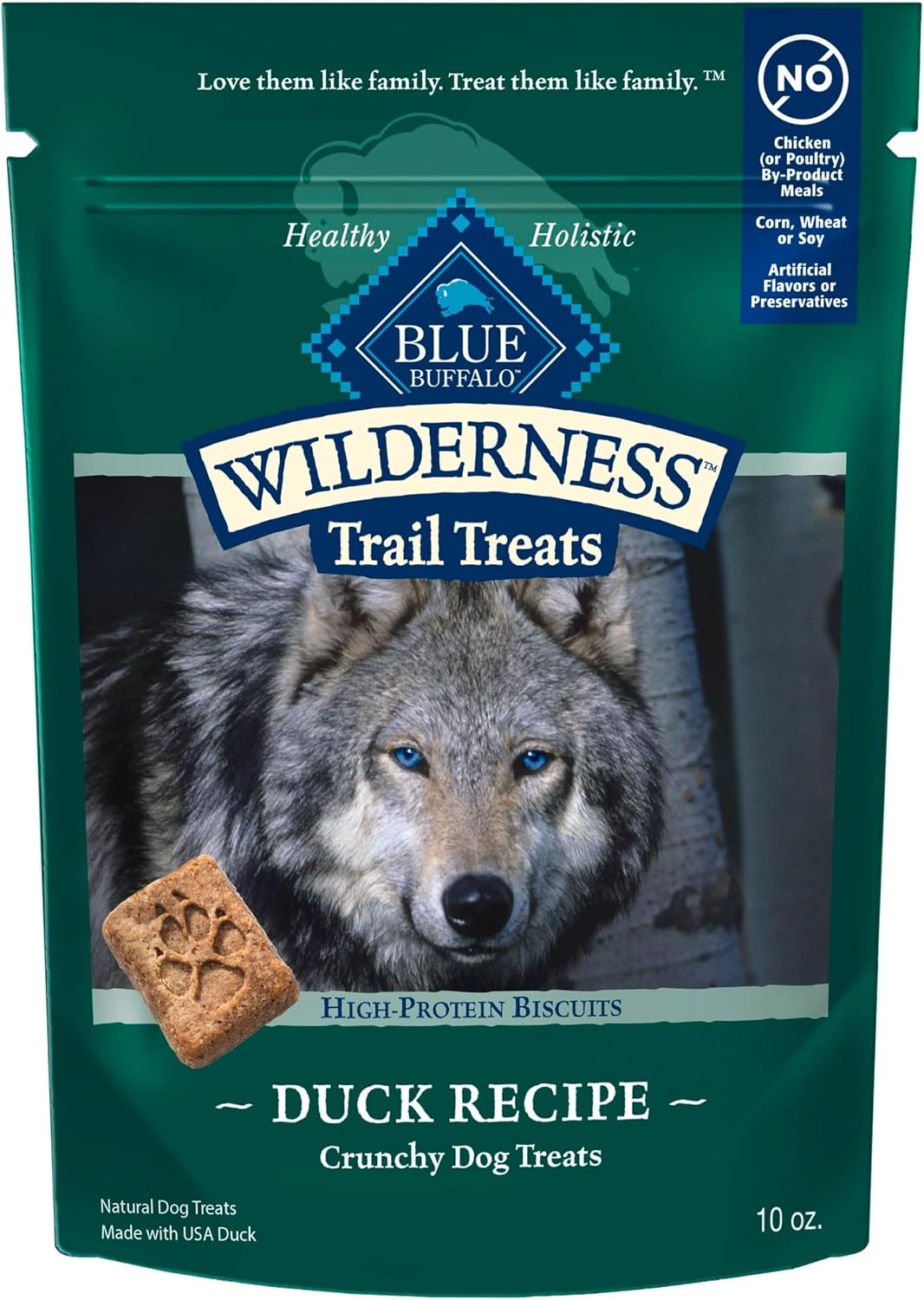 Blue Buffalo Wilderness Trail Treats Salmon Crunchy Dog Biscuits, Grain-Free & High-Protein, Bite-Sized Training Treats Made with Real Salmon & Natural Ingredients, 24-oz Bag - Image 12