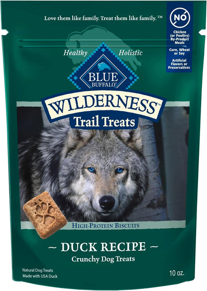 Blue Buffalo Wilderness Trail Treats Salmon Crunchy Dog Biscuits, Grain-Free & High-Protein, Bite-Sized Training Treats Made with Real Salmon & Natural Ingredients, 24-oz Bag - Image 12
