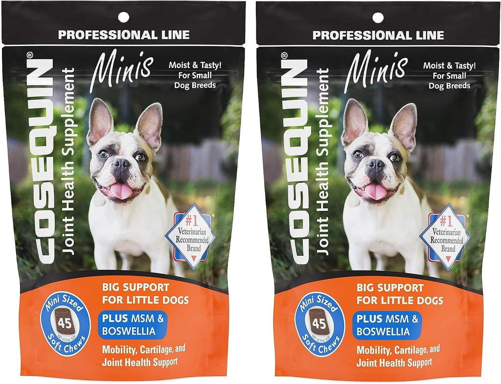Nutramax Cosequin Minis Joint Health Supplement for Small Dogs - With Glucosamine and Chondroitin, Plus Boswellia, 45 Soft Chews - Image 9