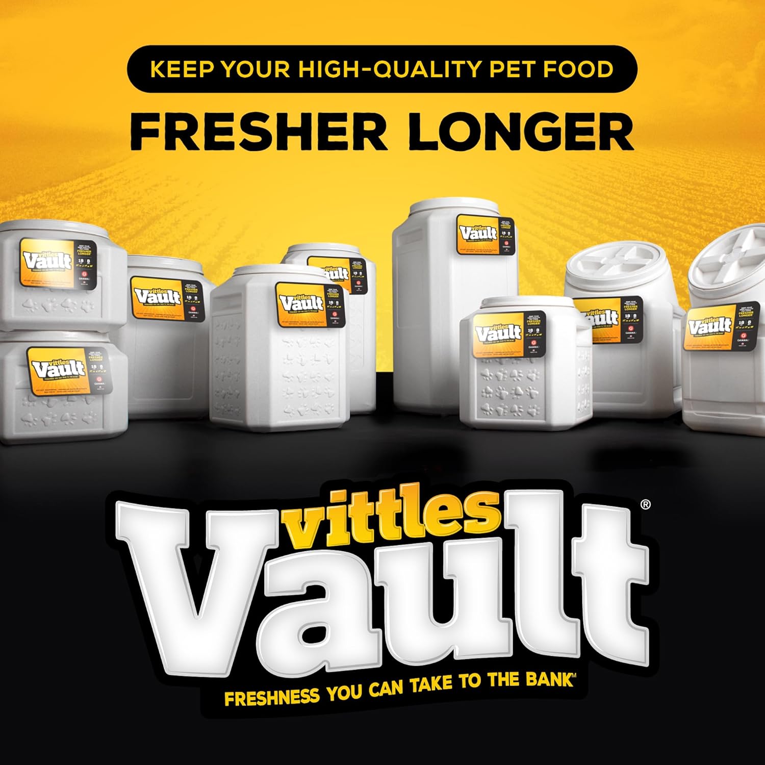 Gamma2 Vittles Vault container with included measuring cup