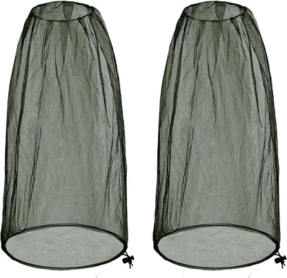 JayruiMice ultra large mosquito head net front view for outdoor protection