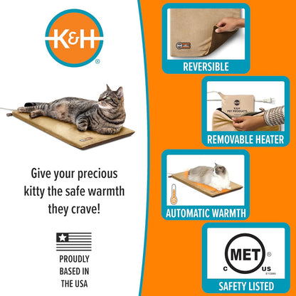 Removable machine washable cover unzipped from the internal dual thermostat heater core.