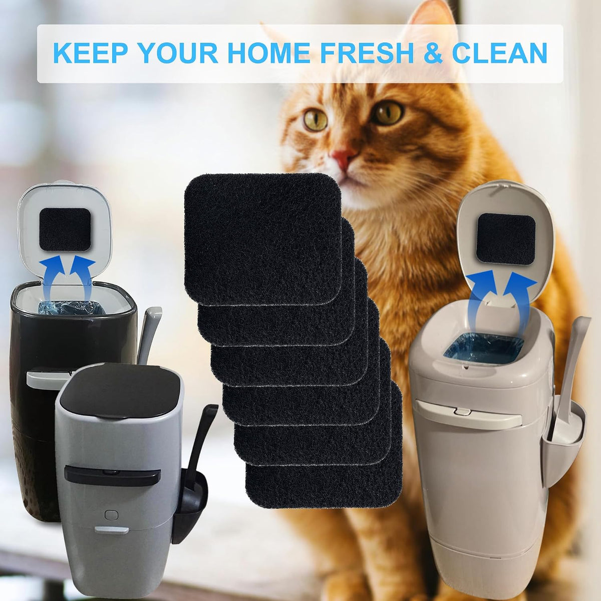 Authentic imported PurifyLogix pet odor eliminator filter pads set
