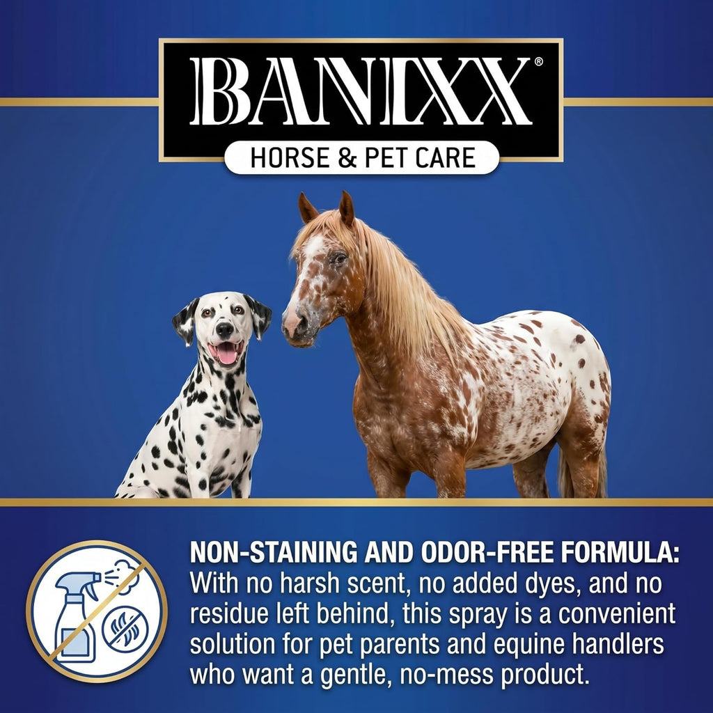 Banixx pet wound care spray angled view