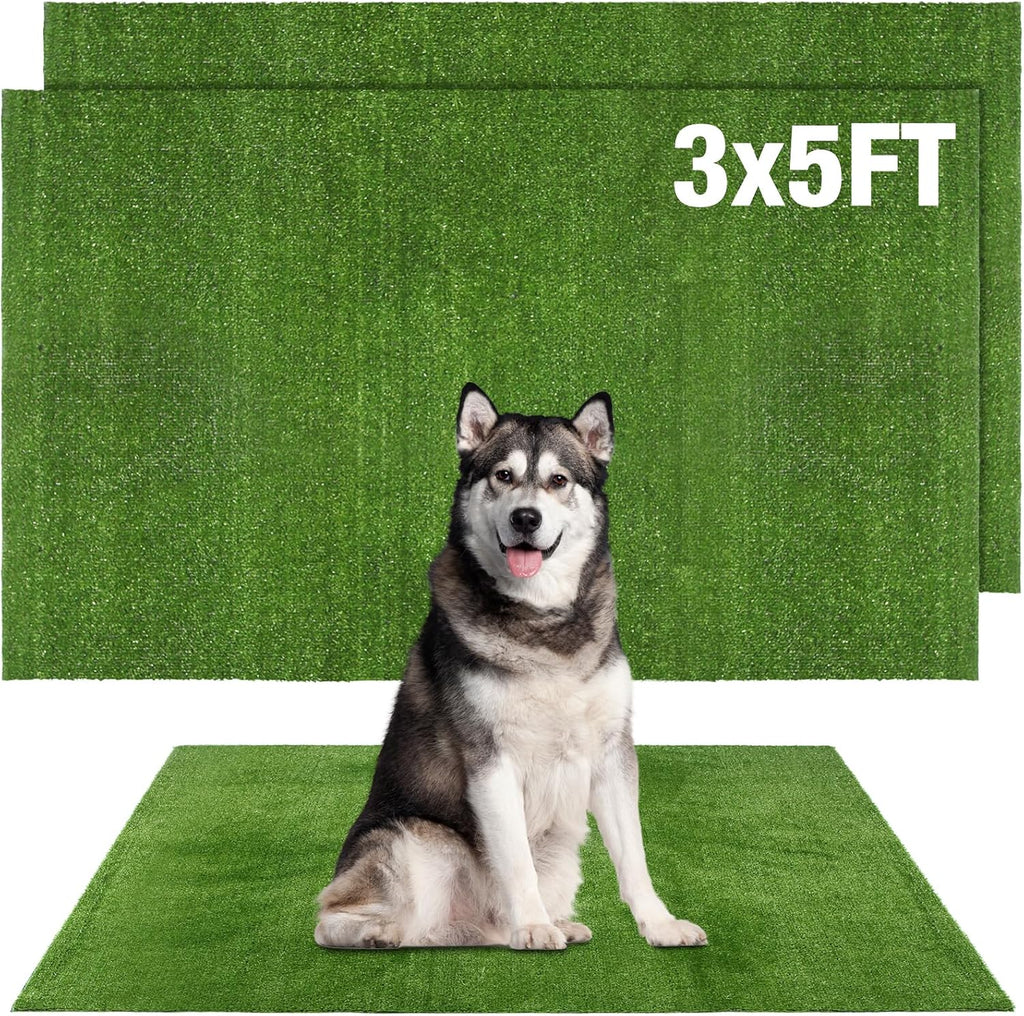 GLOBREEN Grass Pad for Dog Large Size - 2FTx6FT, Dog Potty Training Turf, Indoor Outdoor Pets Pee Fake Grass for Balcony Patio Yard - Image 15