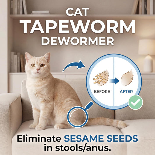Elanco cat dewormer 20 tablets bottle with clear dosage instructions