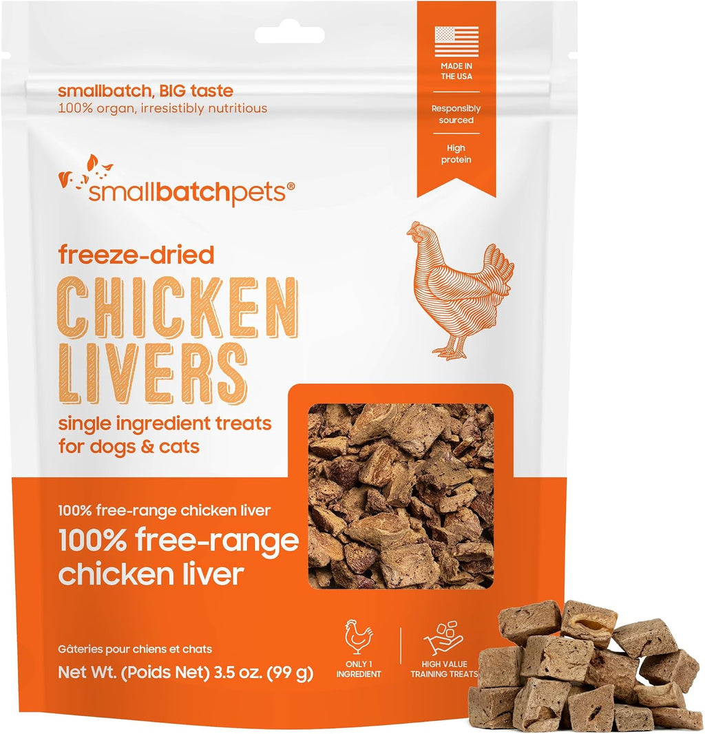 smallbatch Pets Premium Freeze-Dried Turkey Heart Treats for Dogs and Cats, 3.5 oz, Made and Sourced in The USA, Single Ingredient, Humanely Raised Meat, No Preservatives or Anything Artificial Ever - Image 13