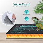 Luxbird 8x12 inch heating mat dimensions and flexible surface