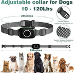 Patpet 4-in-1 electric dog fence training collar system with remote control transmitter and waterproof receiver