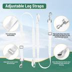 Medium weight horse blanket adjustable leg straps