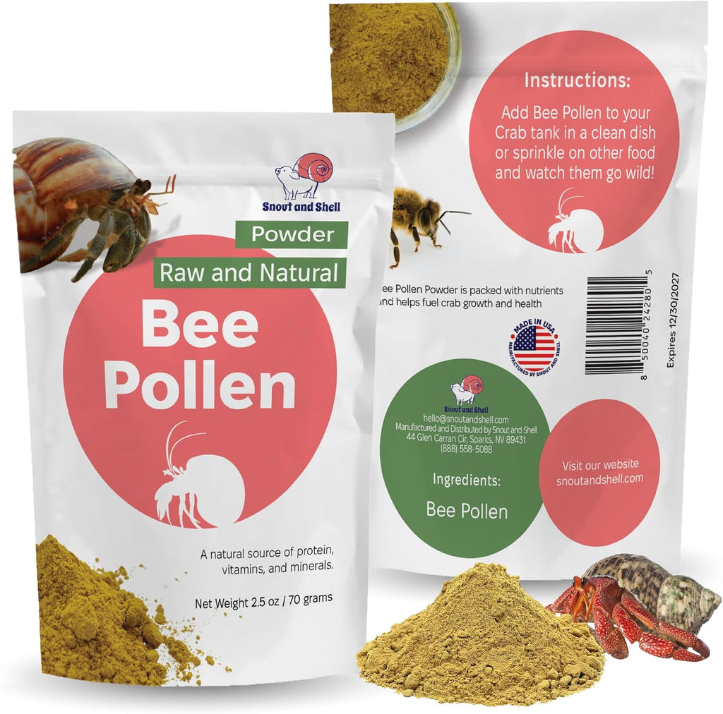Oyster Shell Supplement for Hermit Crabs - Natural Calcium Source for Molting Support - Auto Feeder Compatible - USA-Sourced Crushed Shell Powder for Stronger Exoskeletons and Shell Health - Image 9