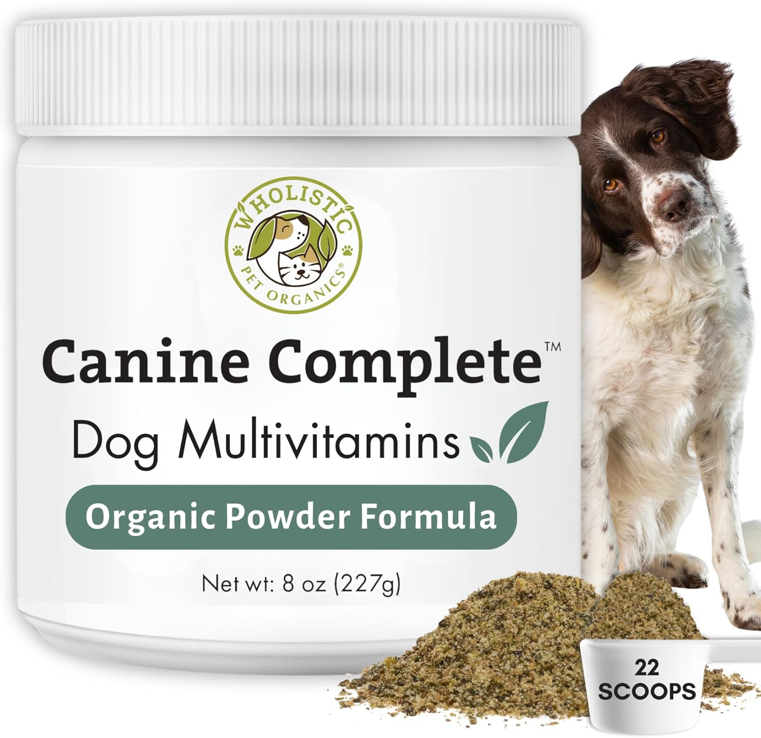 Wholistic Pet Organics Canine Complete - Dog Multivitamin Powder - 1 Lb - Daily Dog Vitamins and Supplements for Homemade Food - Immune System, Skin, Coat & Overall Health - All Breeds - 45 Scoops - Image 15