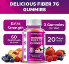 Vitamatic 7g fiber gummies ingredient highlights