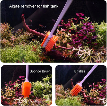 Vimvins eleven inch aquarium glass cleaning scraper packaging layout view