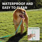 Easy to clean PVC coated dog training leash repelling mud and water