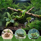 Rainflow realistic fake Boston fern branches for pet enclosures