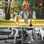 WOILIFE authentic USA imported 36 inch dog poop grabber in dark green