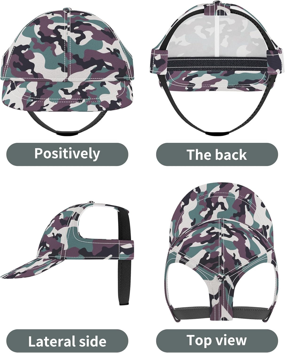Pet Show dog hat showing adjustable back buckle