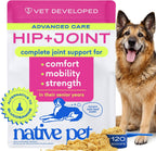 Native Pet Hip & Joint Advanced Care Dog Joint Supplement Powder for Mobility & Movement Support, Joint Supplement for Dogs with HMB, UC-II Collagen, Green Lipped Mussel & Hyaluronic Acid - 30 Scoops - Image 14