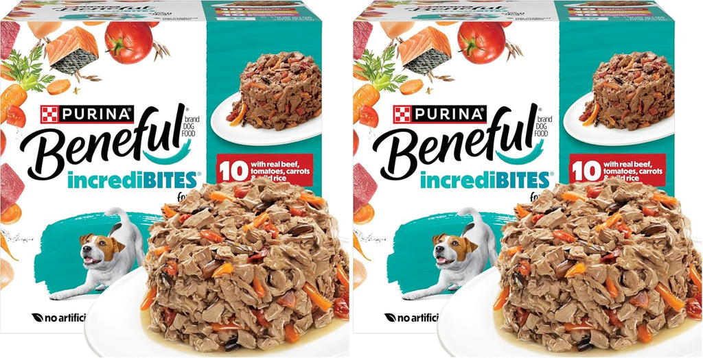 Beneful Purina Small Breed Wet Dog Food Variety Pack, IncrediBites With Real Beef, Chicken and Salmon - (Pack of 30) 3 Oz. Cans - Image 14