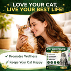 Ollistart broad spectrum cat care tablets for routine intestinal support